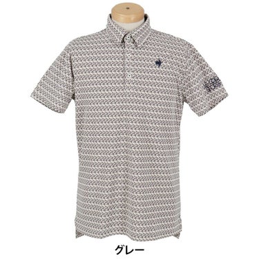 ルコック Le coq sportif　メンズ トライアングル小柄 半袖 ポロシャツ LG5SHS06M　2025年モデル 詳細2