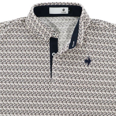 ルコック Le coq sportif　メンズ トライアングル小柄 半袖 ポロシャツ LG5SHS06M　2025年モデル 詳細5