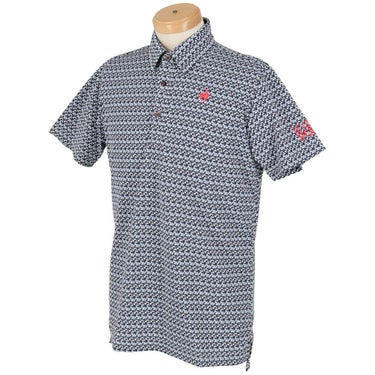 ルコック Le coq sportif　メンズ トライアングル小柄 半袖 ポロシャツ LG5SHS06M　2025年モデル 詳細8