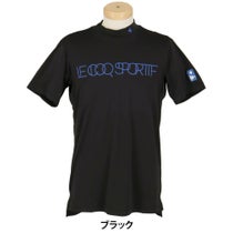 ルコック Le coq sportif　メンズ カラーブロック柄 半袖 モックネックシャツ LG5SHS51M　2025年モデル