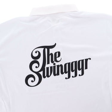 ザ スウィンガー THE SWINGGGR　メンズ SWG ロゴプリント 半袖 ポロシャツ 0125-SWG-CT002 WHITE　2025年モデル 詳細5