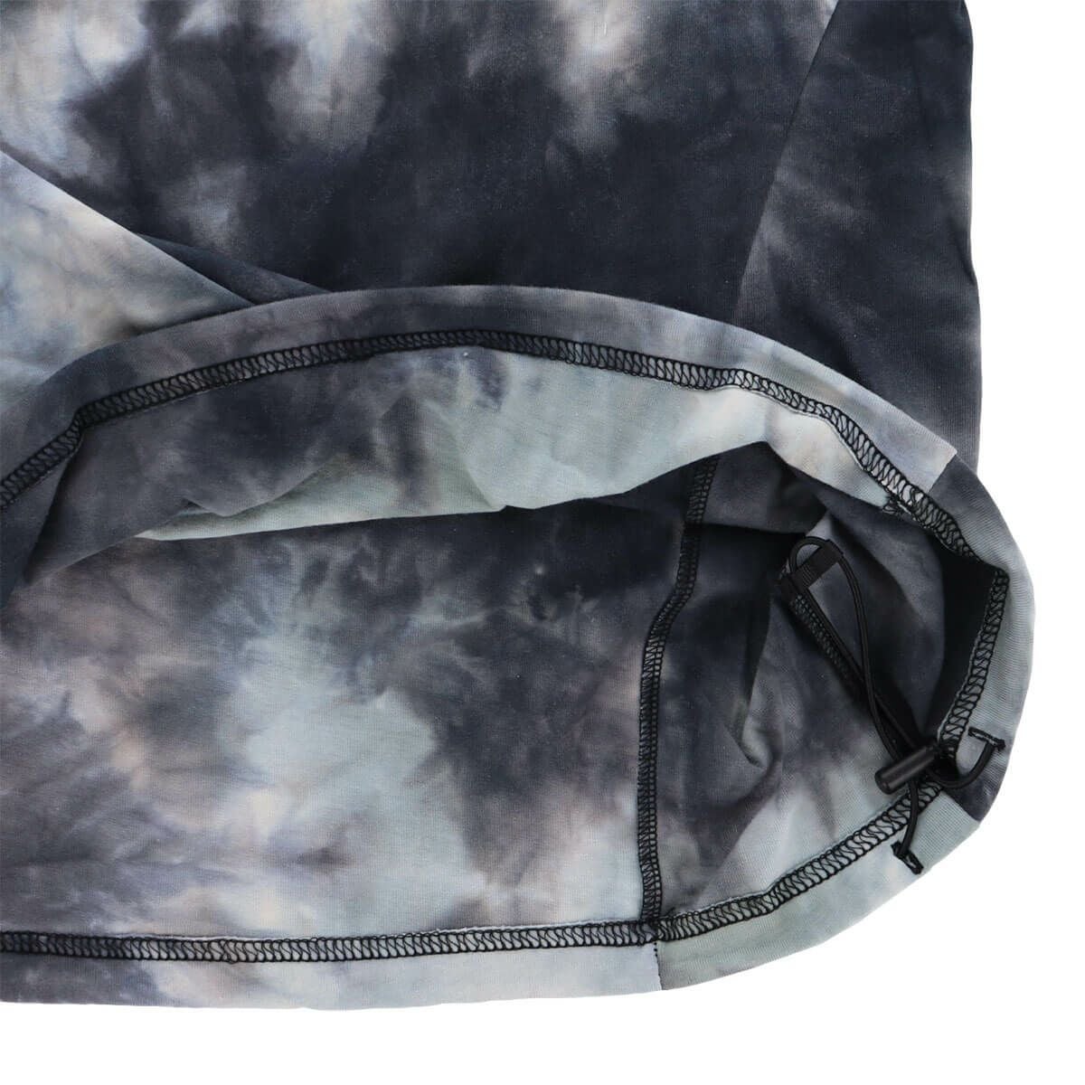 ザ スウィンガー THE SWINGGGR　メンズ TIE DYE ロゴプリント 半袖 ポロシャツ 0125-SWG-CT003 BLACK　2025年モデル 詳細6