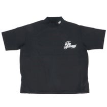 ザ スウィンガー THE SWINGGGR　メンズ SWG ロゴプリント 半袖 モックネックシャツ 0125-SWG-CT006 BLACK　2025年モデル