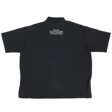 ザ スウィンガー THE SWINGGGR　メンズ SWG ロゴプリント 半袖 モックネックシャツ 0125-SWG-CT006 BLACK　2025年モデル 詳細2