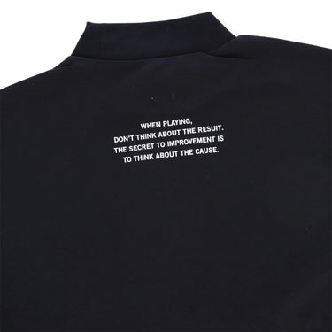 ザ スウィンガー THE SWINGGGR　メンズ SWG ロゴプリント 半袖 モックネックシャツ 0125-SWG-CT006 BLACK　2025年モデル 詳細4