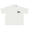 ザ スウィンガー THE SWINGGGR　メンズ SWG ロゴプリント 半袖 モックネックシャツ 0125-SWG-CT006 WHITE　2025年モデル