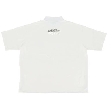ザ スウィンガー THE SWINGGGR　メンズ SWG ロゴプリント 半袖 モックネックシャツ 0125-SWG-CT006 WHITE　2025年モデル 詳細2