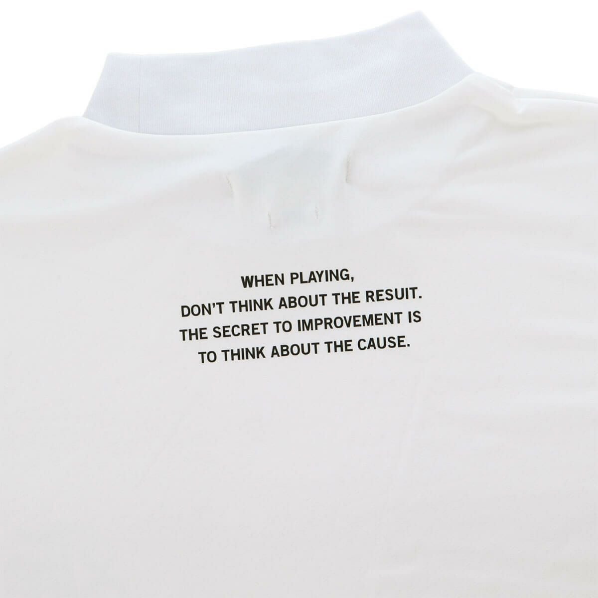 ザ スウィンガー THE SWINGGGR　メンズ SWG ロゴプリント 半袖 モックネックシャツ 0125-SWG-CT006 WHITE　2025年モデル 詳細4