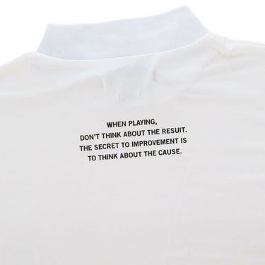 ザ スウィンガー THE SWINGGGR　メンズ SWG ロゴプリント 半袖 モックネックシャツ 0125-SWG-CT006 WHITE　2025年モデル 詳細4