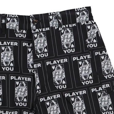 ザ スウィンガー THE SWINGGGR　メンズ TRUMP 総柄プリント ショートパンツ 0125-SWG-PT001 BLACK　2025年モデル 詳細3