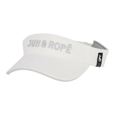 ジュン アンド ロペ JUN ＆ ROPE　レディース 立体ロゴ刺繍 バイザー ERU15020 07 グレー　2025年モデル