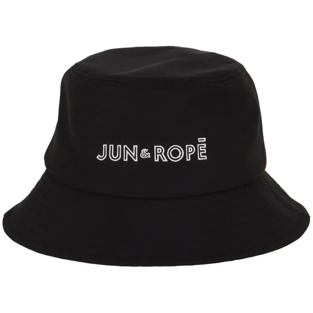 ジュン アンド ロペ JUN ＆ ROPE　レディース ロゴ刺繍 バケットハット ERU55000 01 ブラック　2025年モデル 詳細3