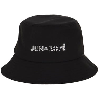 ジュン アンド ロペ JUN ＆ ROPE　レディース ロゴ刺繍 バケットハット ERU55000 01 ブラック　2025年モデル 詳細3