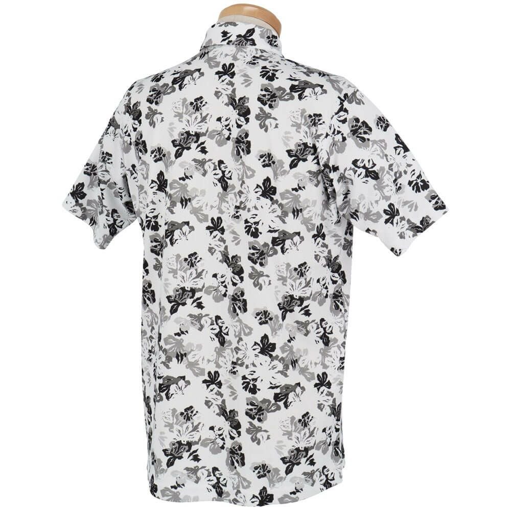 ブリヂストンゴルフ　メンズ 花柄 総柄 半袖ポロシャツ 3GE02A　2025年モデル 詳細2