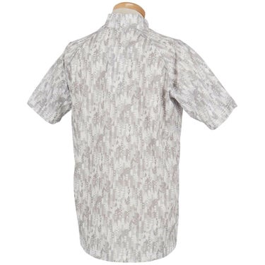 ブリヂストンゴルフ　メンズ ベンチレーション 幾何学柄 半袖 モックネックシャツ 3GE05A　2025年モデル 詳細2