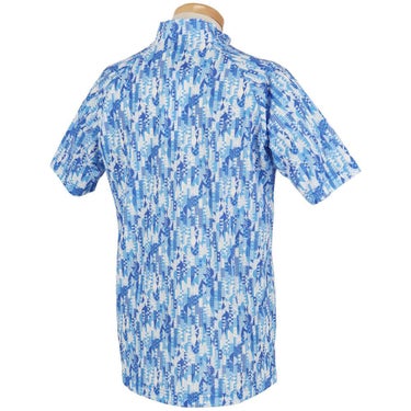 ブリヂストンゴルフ　メンズ ベンチレーション 幾何学柄 半袖 モックネックシャツ 3GE05A　2025年モデル 詳細5