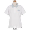 ジュン アンド ロペ JUN ＆ ROPE　レディース チェッカーボード衿 バックプリント 半袖 ポロシャツ ERM25150　2025年モデル 詳細2