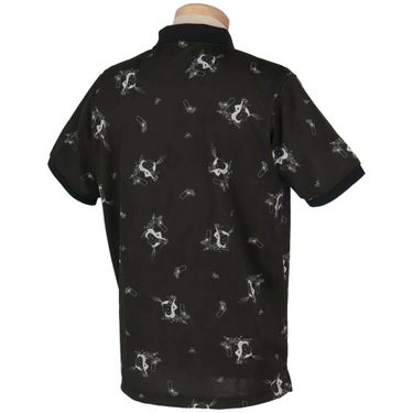 マンシングウェア Munsingwear　メンズ 総柄ジャカード×ペンギン総柄プリント 半袖 ポロシャツ MG5SHS53M　2025年モデル 詳細2