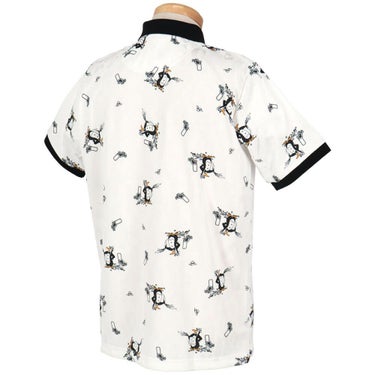 マンシングウェア Munsingwear　メンズ 総柄ジャカード×ペンギン総柄プリント 半袖 ポロシャツ MG5SHS53M　2025年モデル 詳細4