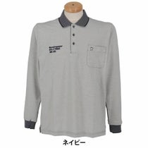マンシングウェア Munsingwear　メンズ ドット鹿の子 長袖 ポロシャツ MG5SLS82M　2025年モデル