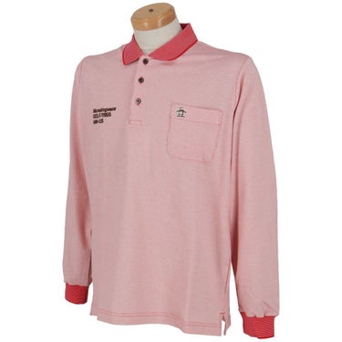 マンシングウェア Munsingwear　メンズ ドット鹿の子 長袖 ポロシャツ MG5SLS82M　2025年モデル 詳細5