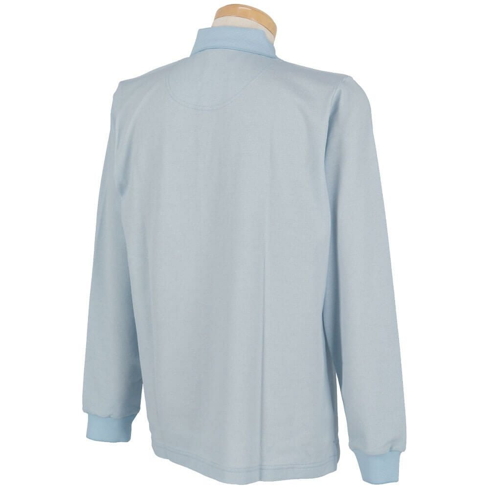 マンシングウェア Munsingwear　メンズ ドット鹿の子 長袖 ポロシャツ MG5SLS82M　2025年モデル 詳細6