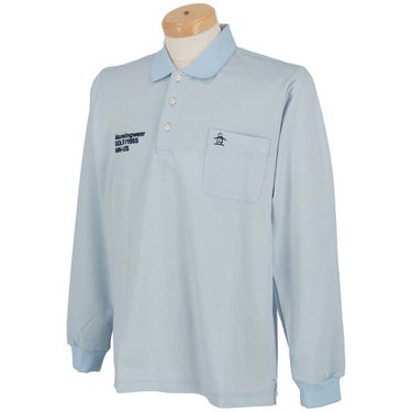 マンシングウェア Munsingwear　メンズ ドット鹿の子 長袖 ポロシャツ MG5SLS82M　2025年モデル 詳細7