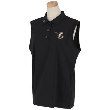 マンシングウェア Munsingwear　レディース 鹿の子 ノースリーブ ポロシャツ MG5SHS57L　2025年モデル 詳細3