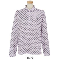 マンシングウェア Munsingwear　レディース ロゴプリント 長袖 ポロシャツ MG5SLS24L　2025年モデル
