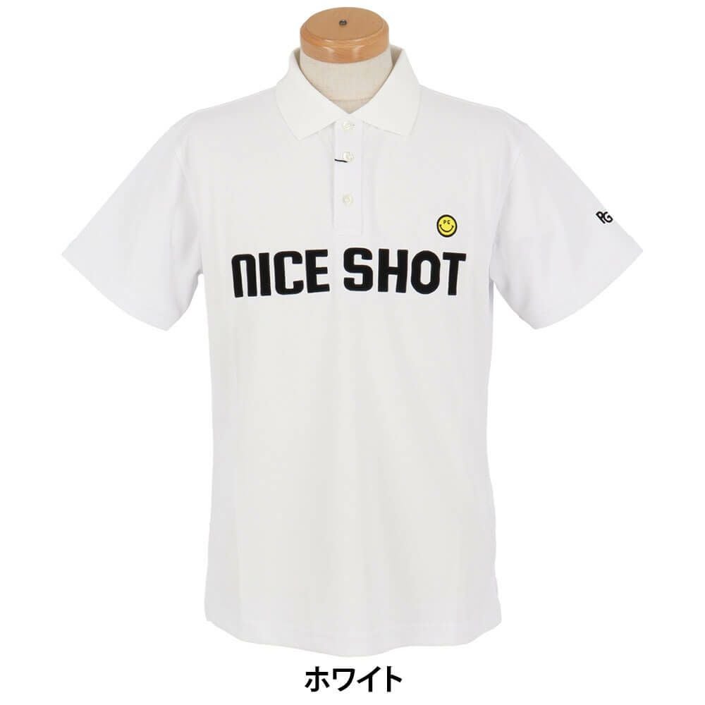 パーリーゲイツ PEARLY GATES メンズ ポリエステルメッシュ 半袖 ポロシャツ 053-5160311 2025年モデル