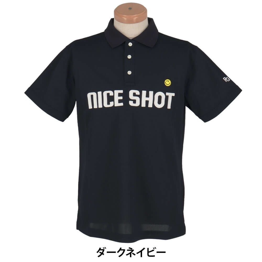 パーリーゲイツ PEARLY GATES メンズ ポリエステルメッシュ 半袖