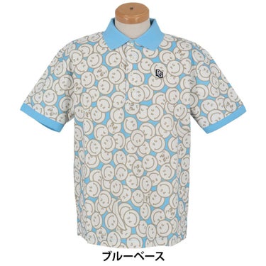 パーリーゲイツ PEARLY GATES　メンズ バナナPG SMILE柄 ジャージ 半袖 ポロシャツ 053-5160415　2025年モデル 詳細5