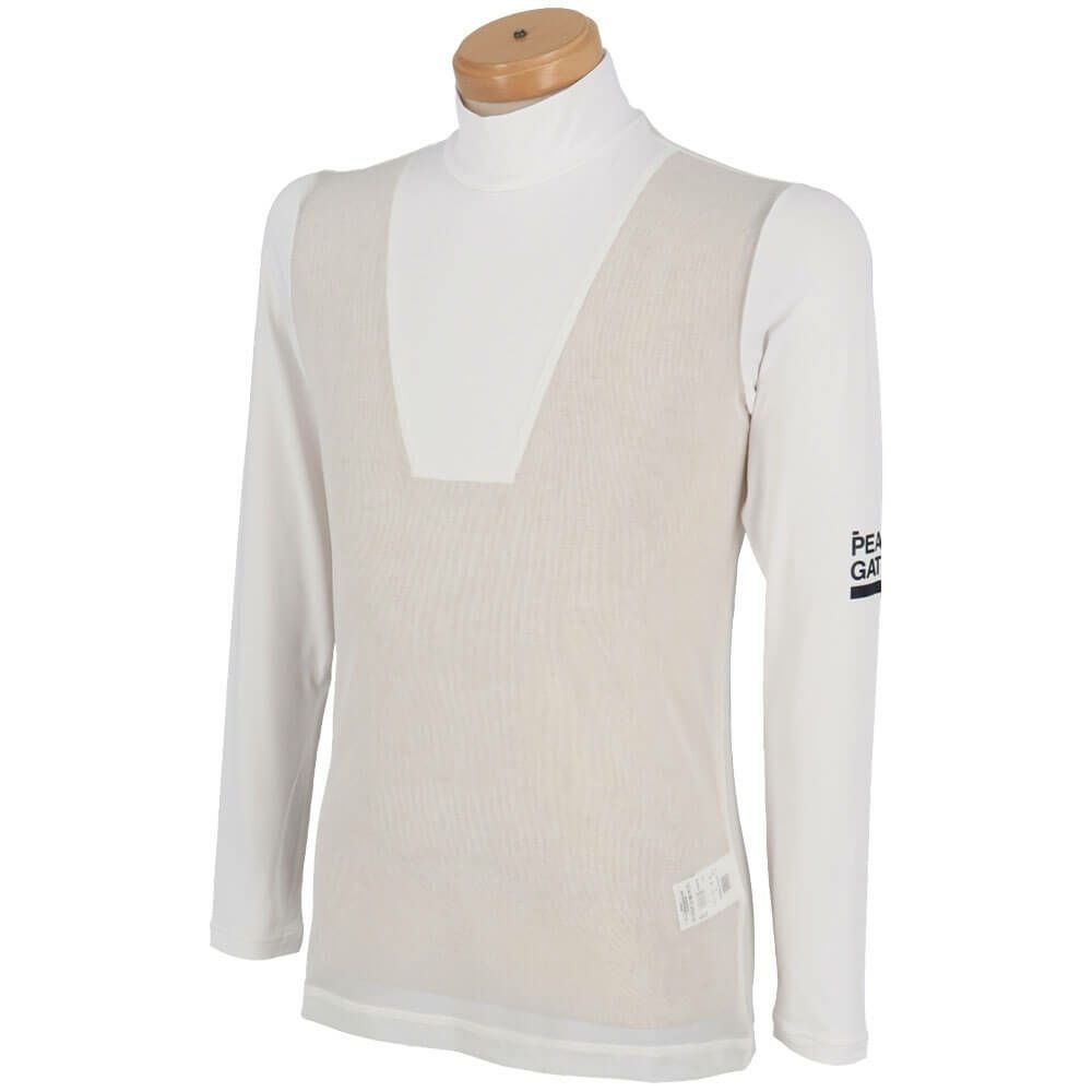 パーリーゲイツ PEARLY GATES　メンズ E/ハイマルチFDベア天竺 ハイネック 長袖 インナーシャツ 053-5166403　2025年モデル 詳細4