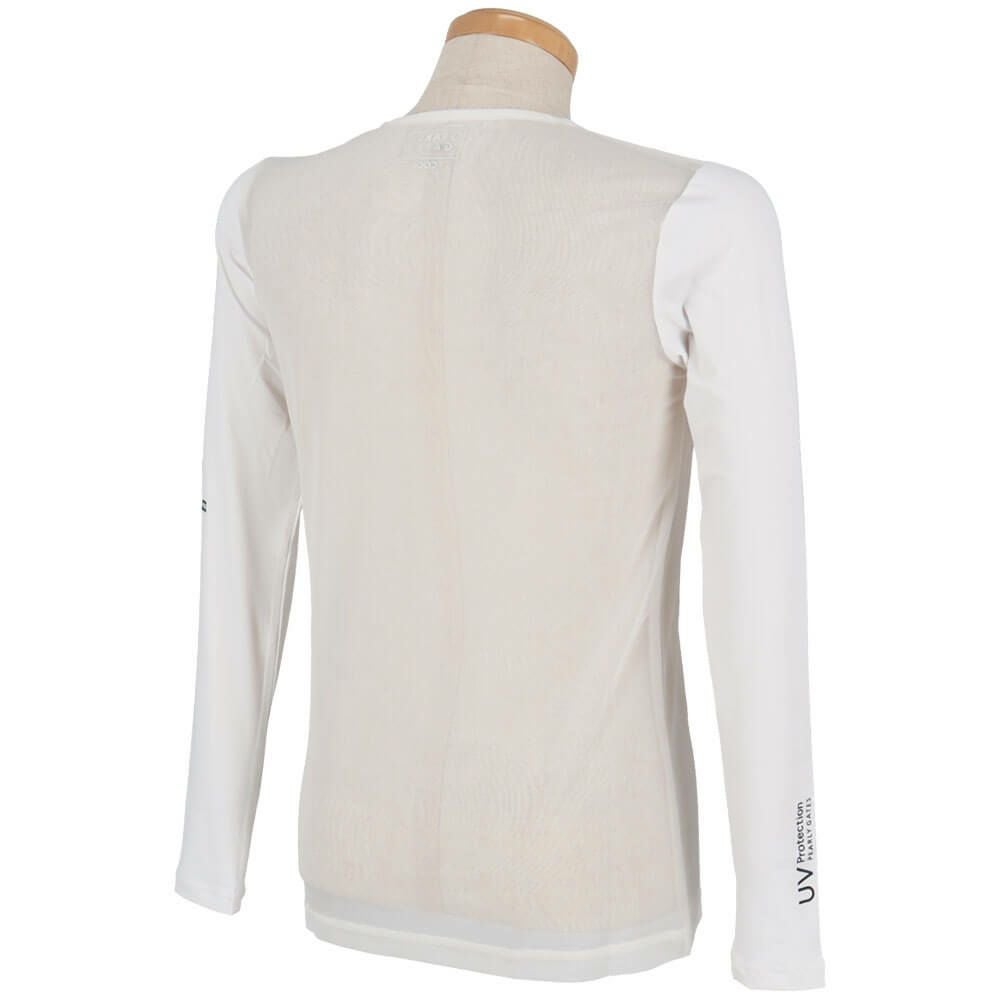 パーリーゲイツ PEARLY GATES　メンズ E/ハイマルチFDベア天竺 Vネック 長袖 インナーシャツ 053-5166405　2025年モデル 詳細3