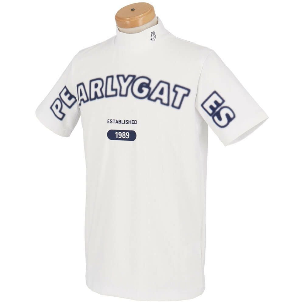 パーリーゲイツ PEARLY GATES メンズ 4WAYリップル 半袖 ハイネック