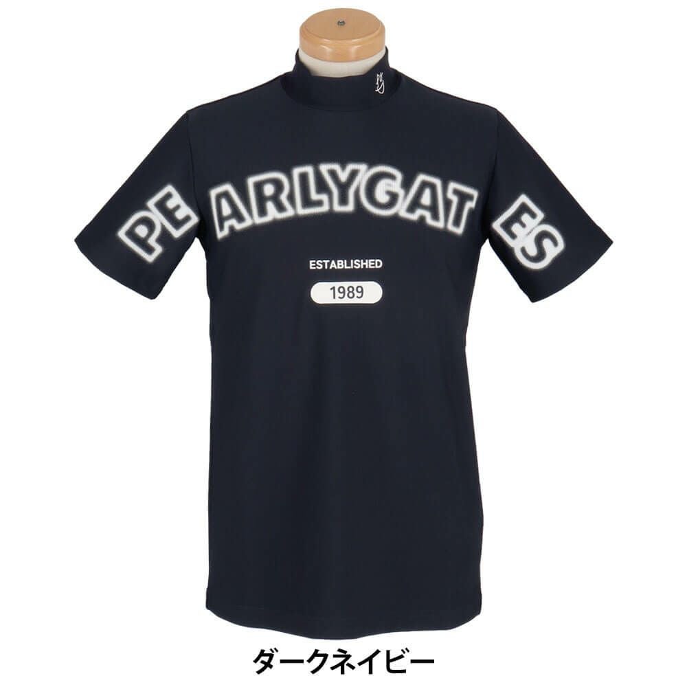 パーリーゲイツ PEARLY GATES　メンズ 4WAYリップル 半袖 ハイネックシャツ 053-5167201　2025年モデル 詳細5