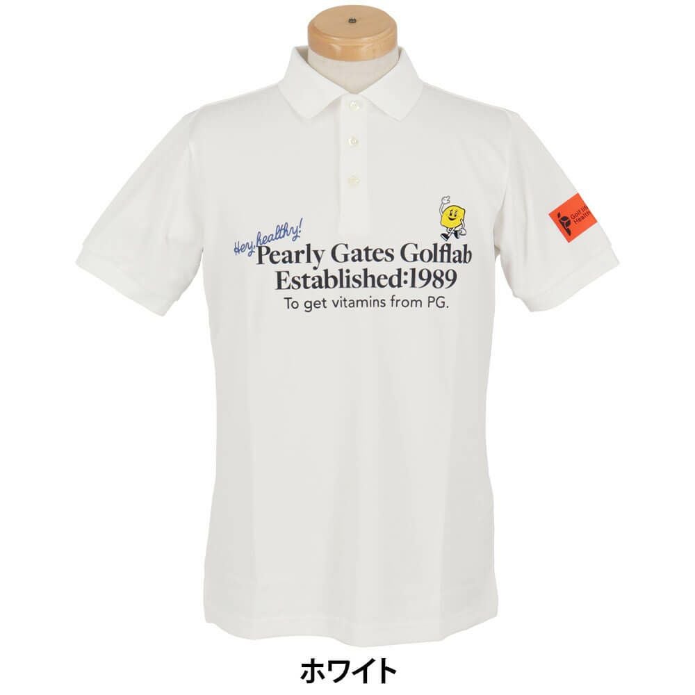 パーリーゲイツ PEARLY GATES　メンズ Primeflex 吸湿性メッシュ半袖 ポロシャツ 053-5160501　2025年モデル 詳細2