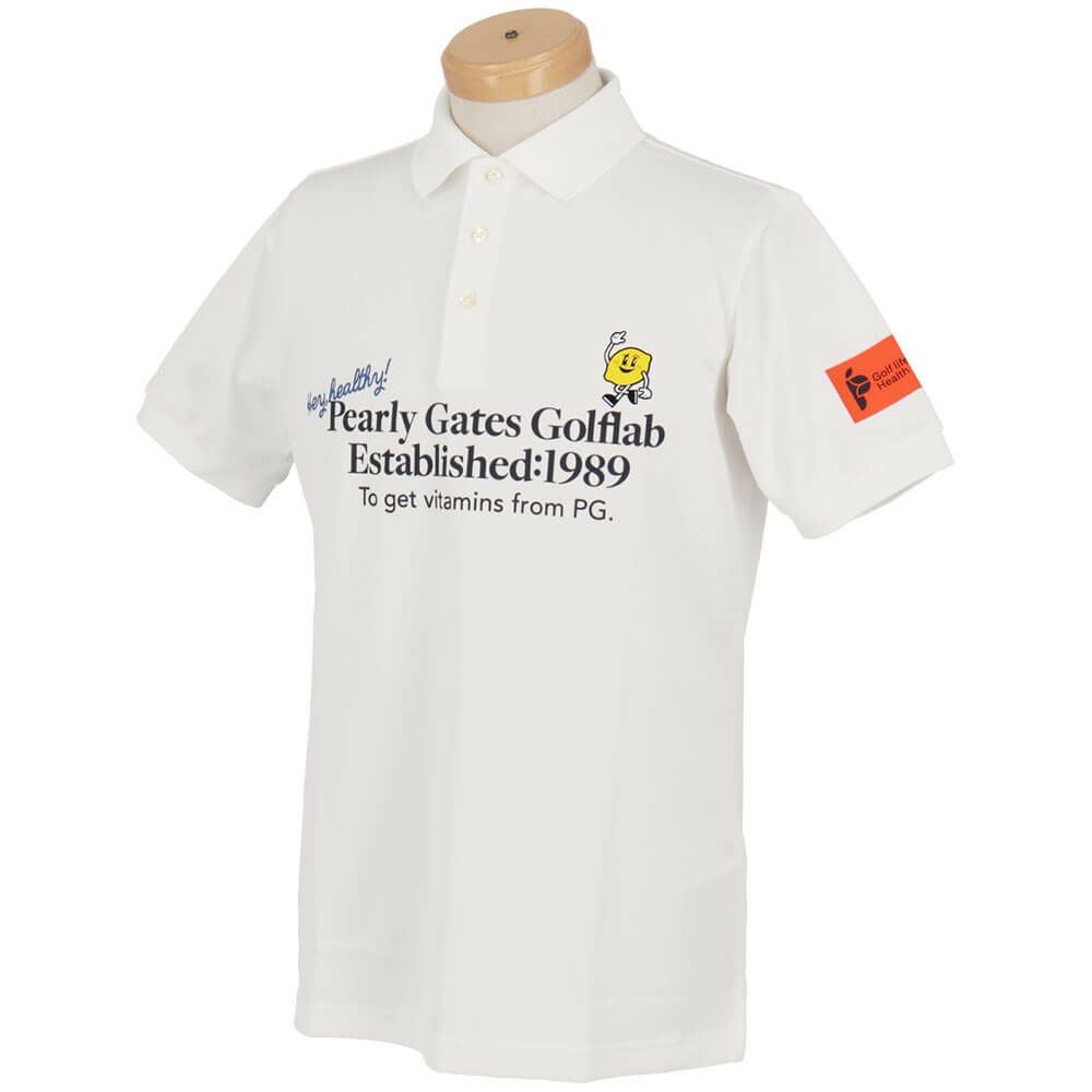パーリーゲイツ PEARLY GATES　メンズ Primeflex 吸湿性メッシュ半袖 ポロシャツ 053-5160501　2025年モデル 詳細4