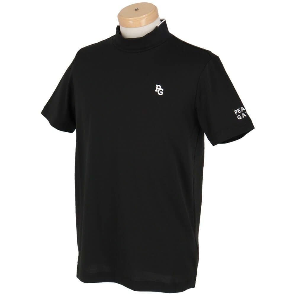 パーリーゲイツ PEARLY GATES メンズ 地柄 鹿の子 ボーダー 半袖