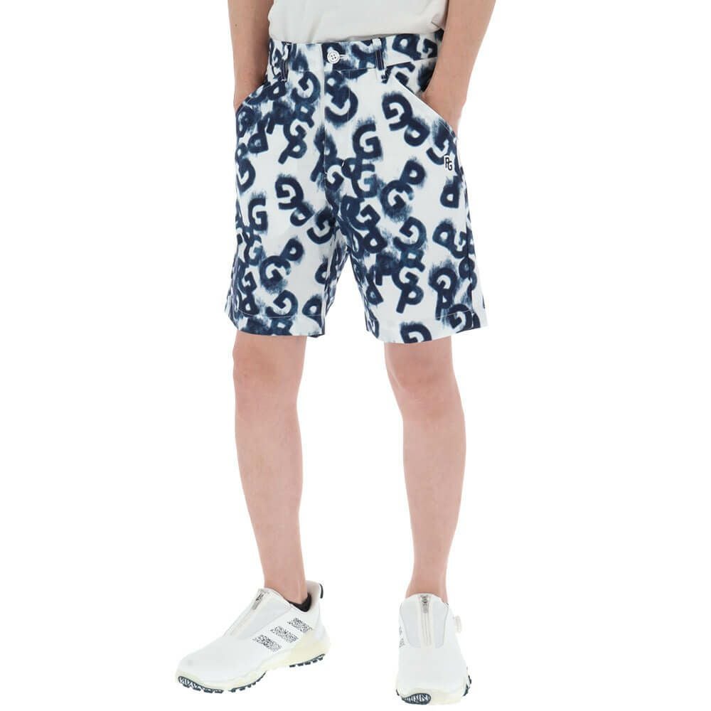 パーリーゲイツ PEARLY GATES　メンズ ロゴデニムプリント TEXBRID 二重織裏使い ショートパンツ 053-5132405　2025年モデル 詳細4