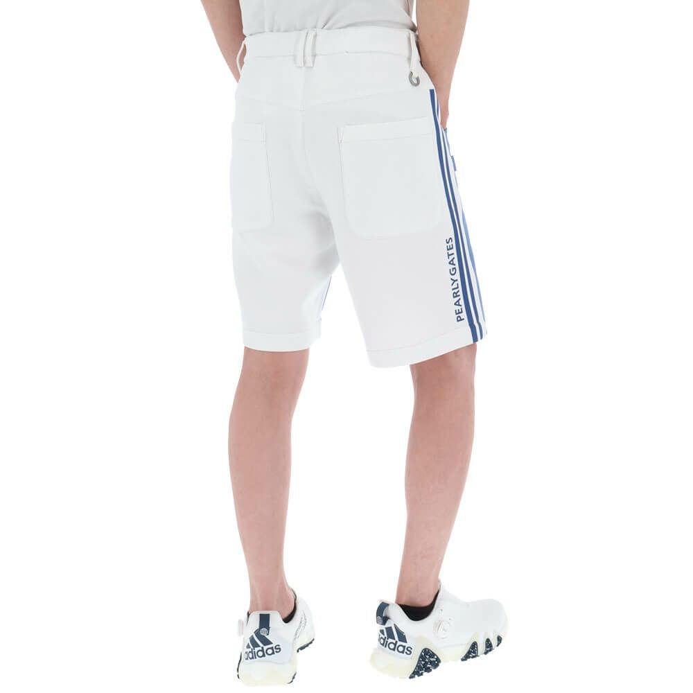 パーリーゲイツ PEARLY GATES　メンズ オックスダンボールニット×リサイクルPeストレッチデニム 5ポケット ショートパンツ 053-5132407　2025年モデル 詳細3