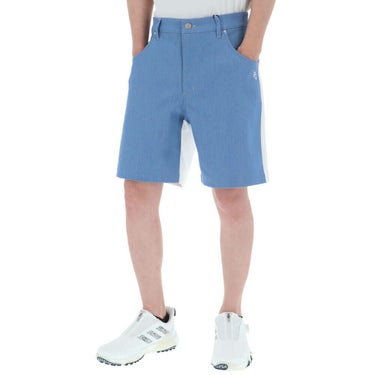 パーリーゲイツ PEARLY GATES　メンズ オックスダンボールニット×リサイクルPeストレッチデニム 5ポケット ショートパンツ 053-5132407　2025年モデル 詳細4