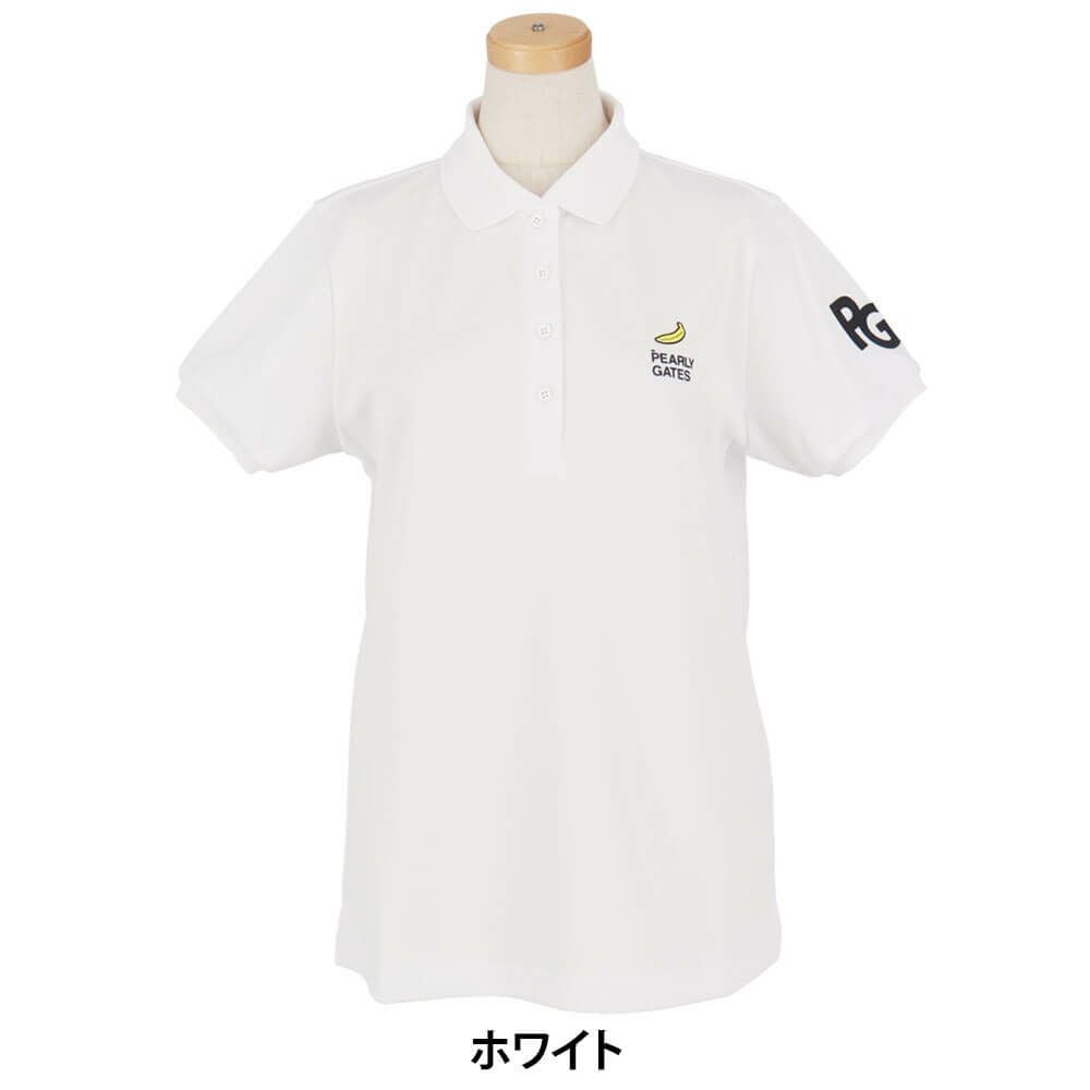 パーリーゲイツ PEARLY GATES レディース ストレッチカノコ 半袖 ポロシャツ 055-5160304 2025年モデル