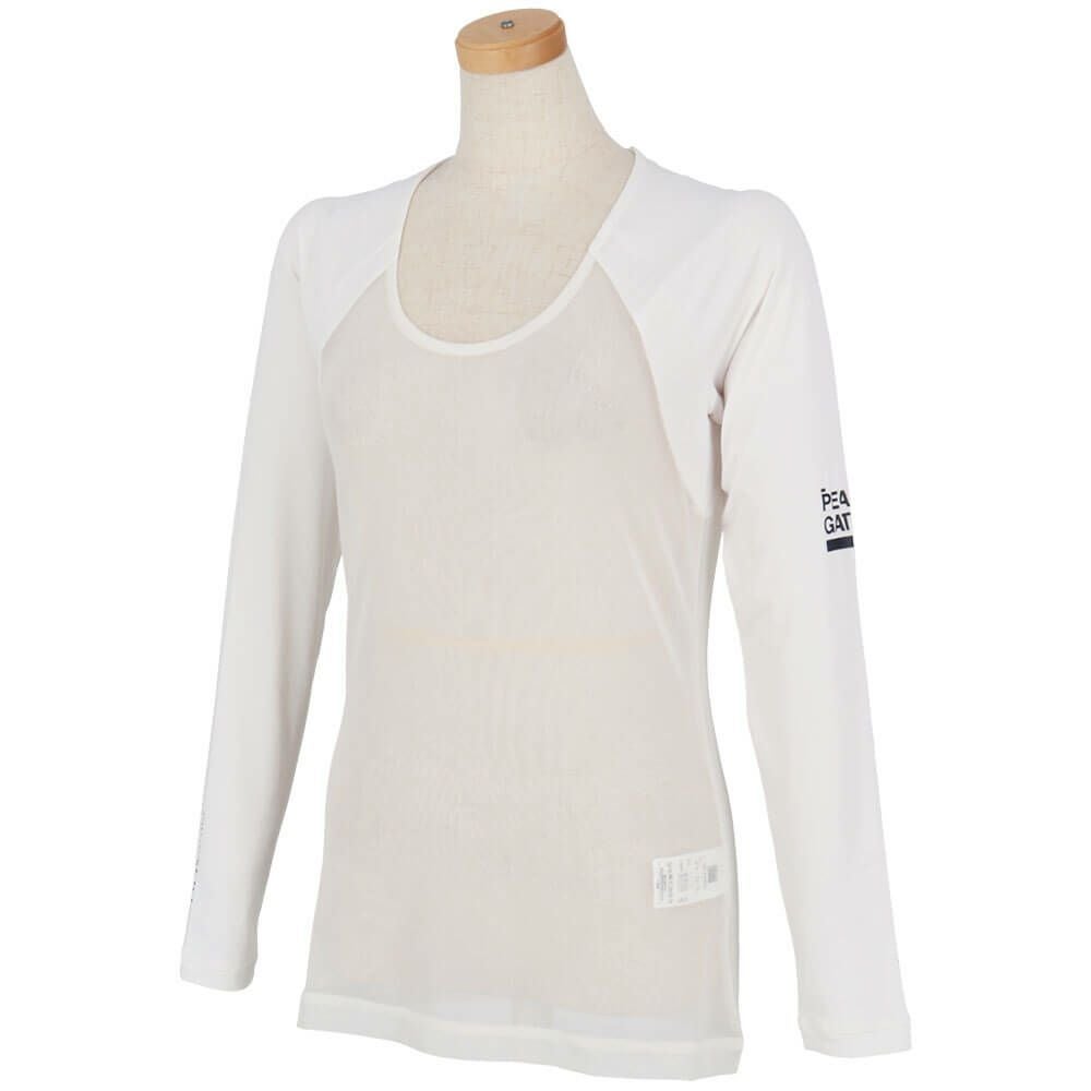 パーリーゲイツ PEARLY GATES　レディース E/ハイマルチFDベア天竺 Uネック 長袖 インナーシャツ 055-5166406　2025年モデル 詳細4