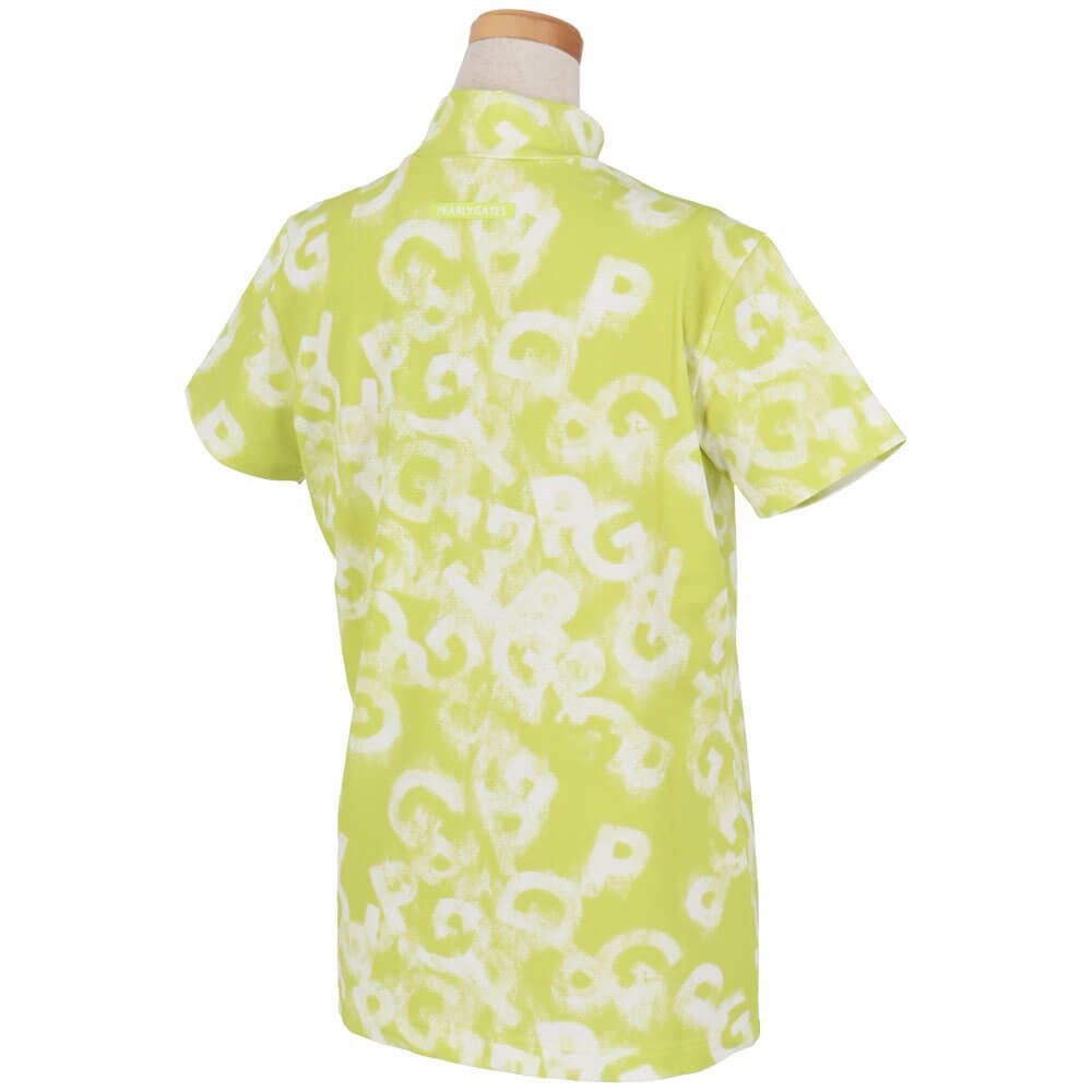 パーリーゲイツ PEARLY GATES　レディース PGロゴデニム柄 Peストレッチ 半袖 ハイネックシャツ 055-5167404　2025年モデル 詳細6