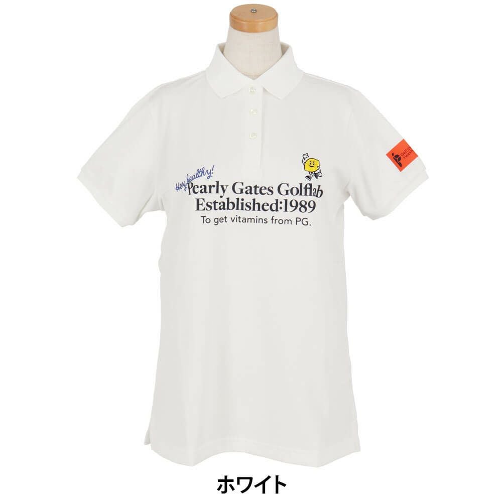 パーリーゲイツ PEARLY GATES レディース Primeflex 吸湿性メッシュ 半袖 ポロシャツ 055-5160502 2025年モデル