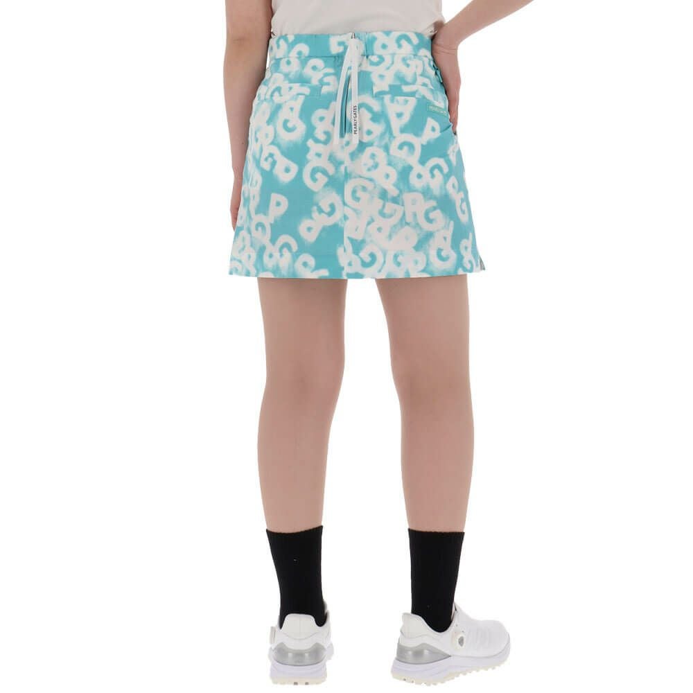 パーリーゲイツ PEARLY GATES　レディース ロゴデニムプリント TEXBRID 二重織裏使い スカート 055-5134406　2025年モデル 詳細3