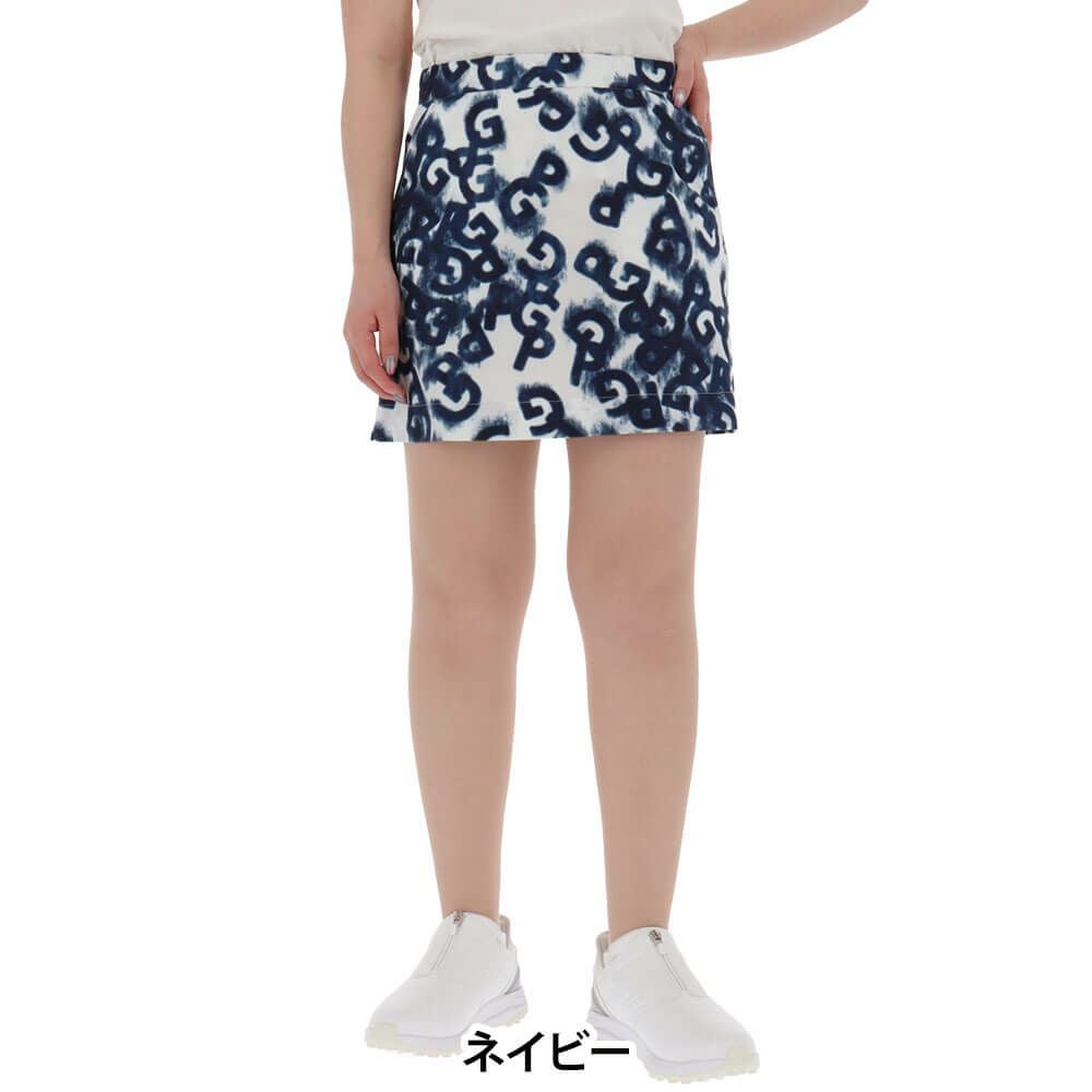パーリーゲイツ PEARLY GATES　レディース ロゴデニムプリント TEXBRID 二重織裏使い スカート 055-5134406　2025年モデル 詳細6