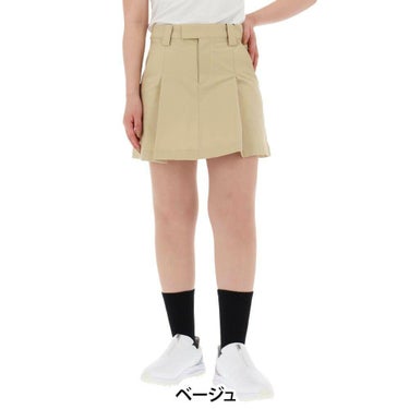 パーリーゲイツ PEARLY GATES　レディース シワ撥水 TEXBRIDツイル スカート 055-5134508　2025年モデル ベージュ
