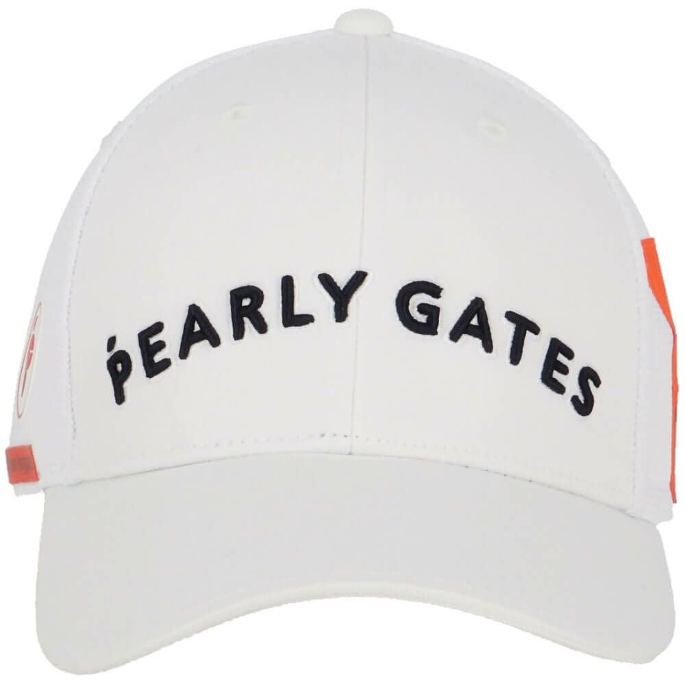 パーリーゲイツ PEARLY GATES　Bioネーム リサイクルツイル キャップ 053-5187501 030 ホワイト　2025年モデル ホワイト 詳細5